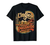 Prof di Inglese Scuola Retro Vintage Maglietta