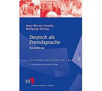 Prof. Dr. Hans-Werner Hune Deutsch als Fremdsprache: Eine Einführung (Tascabile)