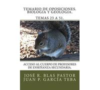 Prof Jose Ramon Temario de oposiciones. Biologia y geologia. Temas 2 (Tascabile)