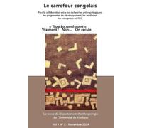 Prof Ndaya Tshiteku Le carrefour congolais 9(2) (Tascabile)