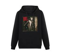 Prof·Slow Billy Idol Devil's Playground Hoody Unisex Ptinted Hoodies Long Sleeve Men's Hooded with Pocket Black M