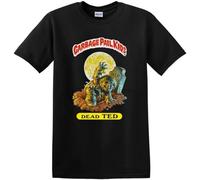 Prof·Slow Garbage Pail Kids Shirt Dead Ted Gpk 1980S Unisex O-Neck 100% Cotton Short-Sleeve T-Shirts Black XXXL