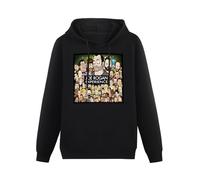 Prof·Slow Joe Rogan And Guests Camicie E Hoody Unisex Ptinted Hoodies Long Sleeve Men's Hooded with Pocket Black XL