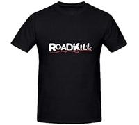 Prof·Slow Roadkill Unisex O-Neck 100% Cotton Short-Sleeve T-Shirts Black S