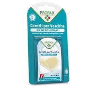 Profar Cerotto per Vesciche Idrocolloidale Ovale 6,9 x 4,4 cm, 5 cerotti