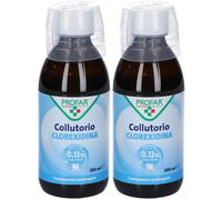 Profar Collutorio Clorexidina 0,12% Senza Alcool 2x250 ml Collutorio