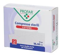 PROFAR® Compresse Sterili in Cotone 18 x 40 cm 5x12 pz Compresse