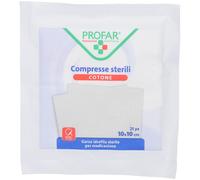 Garza In Cotone Profar Compressa 10 X 10 Cm 25 Pezzi