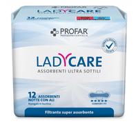Ladycare Assorbenti Notte Con Ali 12 Pezzi Profar