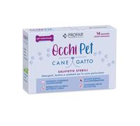 Profar Occhi Pet Salviette Zona Perioculare Cane e Gatto, 14 salviette