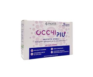 Profar Occhi Più - Salviette Sterili Detergenti Perioculari, 14 salviettine