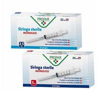 Profar Siringa Monouso Sterile da 5ml, 10 Siringhe