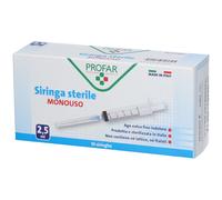 PROFAR® Siringa Sterile Monouso 2,5 ml Con Ago 1 pz Siringhe