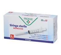 PROFAR® Siringa Sterile Monouso 5 ml Con Ago 4x1 pz Siringhe