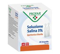 Profar Soluzione salina ipertonica 3% - 20 flaconcini da 5 ml