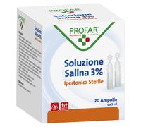 Profar Soluzione salina ipertonica 3% - 20 flaconcini da 5 ml