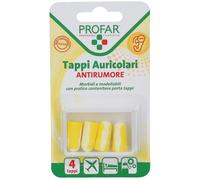 Profar Tappi Auricolari in Schiuma 4 Pezzi 4 pz Tappi per le orecchie