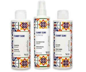 Profésia FUNNY SUN! Kit Shampoo + Balsamo + Olio