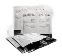 PROFESIA Kit Ricostruzione Capelli, Trattamento Ristrutturante con Acido Ialuronico, Olio di Argan e Macadamia, Idrata e Ripara i Capelli Danneggiati, Secchi e Decolorati, 4 Kit da 2 Bustine x 12 ml