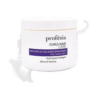 PROFESIA Maschera Capelli Ricci con Collagene Idrolizzato, Maschera Professionale Idratante e Anticrespo per Ricci Definiti, Elastici, Morbidi e Luminosi, 500 ml