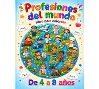 Profesiones del mundo: libro para colorear