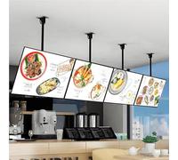 Professal - Pannello luminoso a LED per menù, impermeabile, display illuminato 3D, in alluminio, per bar, bar, negozi, set da 4 pezzi, 60 x 120 cm