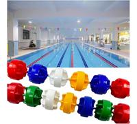 Professal Pool Lane Divisore - Corda sicura per nuoto in acque poco profonde e ideale per gare e feste, design galleggiante, 15 cm di larghezza x 15 m di lunghezza