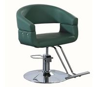 Professal - Sedia da salone con pompa idraulica con rotazione a 360°, altezza regolabile e tappezzeria, per parrucchieri e saloni di bellezza (taglia unica)