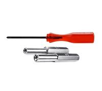 Profession - Cacciavite di dimensioni multiple da 3,8 mm, 4,5 mm, 2,5 mm, kit di estrazione per console di gioco retrò, cacciavite per smontaggio dell'alimentazione elettrica