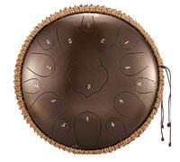 Professional 12 Pollici 15 Note Tongue In Acciaio Thumue Drum, D Chiave Strumento Percussioni Compatte Con, Borsa Da Viaggio, Libro Di Musica, Bacchetti, Pleette Dito, Decorazione Della Corda