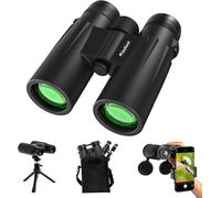 Professional 12 X 50 Binocolo per Adulti- Prismi Bak4 E Lente FMC, Potente Binoc