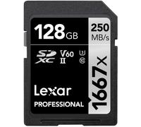 Professional 1667X Scheda Di Memoria SDXC 128 GB, UHS-II, Fino a 250 Mb/S Di Let