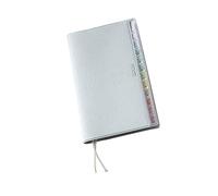 Professional 2026 Weekly Planner Dated Leather Academic Notebook with Ribbon Bookmarks for Daily Planning