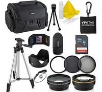 Professional 58 mm, set di accessori per Canon Rebel T6I T6s T6 T5 T5i T7 T7I T4i T3 T3i T2i T1i e fotocamere DSLR, 15 accessori per Canon