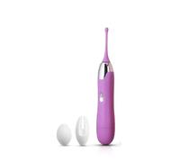 Professional Acupressure Massage Pen - Suitable for all body areas, silent design, portable, with interchangeable heads for targeted use(1pc-Purple)