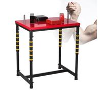 Professional Arm Wrestling Table & Wrist Wrestling equipment - Detachable Design with Padded Elbow Rests Non-Slip Surface,Support Plate for Forearm Training for Home Gym Club & Competition Use