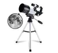Professional Astronomical Telescope for Beginners, 300X70mm Space Zoom 150X Refractive Telescope, Watch Stars Moon