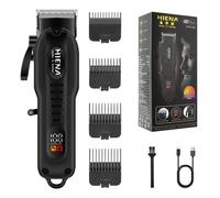 Professional Barber Electric Hair clipper LED display screen UBS charging Trimme