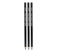 Professional Black Pencil Set extra scuro disegno Schizzo matite per ombreggiature per artisti ingegneri 3pcs basswood art matite