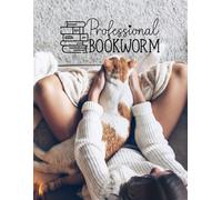 Professional Bookworm Cat Lovers' Journal for Girls, Women, Teens