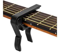 Professional Capotasto Chitarra Alloy Capo per Chitarra Acustica Elettrica Classica Bass Ukulele Violino Capotasto per chitarra, Nero