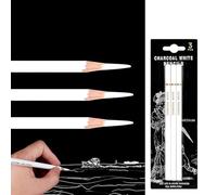 Professional Charcoal Pencil Set for Drawing and Sketching Artists 3pcs (Bianca)