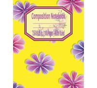 Professional Composition Notebook Wide School, Employee & Work Ruled Lined Paper for Students, Teachers: Ruled Writing Notebook | College, School, and ... & Journals | 110 Pages | 7.5X9.25 Inches