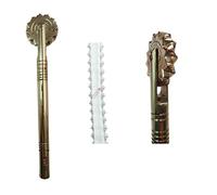 Professional Cooking Rotella tagliapasta sardo su rudigliu Artigianale in Ottone Massiccio n.12