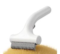 Professional Dematting Rake for Dogs & Cats - Dual-Sided Undercoat Tool, Precision Stainless Steel Blades for Stubborn Knots, 2026 Wellness-Focused Grooming Brush for Long Haired Pets