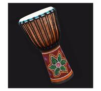 Professional Djembe Tamburo Africano Standard Da 12 Pollici In Pelle Di Capra Scavata In Legno Intero, Tipo Tamburello Africano (Color : A)