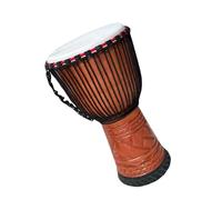 Professional Djembe Testa Di Tamburo In Pelle Di Pecora Con Corpo In Mogano Tamburello Africano Adulto Fatto A Mano Da Batterista Africano (Color : 12 inch)