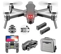 Professional Drone with Brushless Motor GPS Drone with 6K ESC Camera Quadcopter with 2-Axis Electronic Pan/Tilt Foldable Drones 5G WiFi FPV Transmission Triple Positioning Function