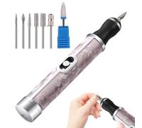 Professional Electric Nail Drill | 20000 RPM, 500mAh, 4.9 Inch | Manicure Polisher, Thick Toenail Grinder | Portable For Acrylic Gel Removal, Pedicure Kit For Home Salon