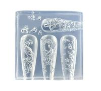 Professional Embossed Silicone Templates for Nails Art, Making Jewelry and Decorative Accessories Nails Art Mold Nails Art Accessories Tool